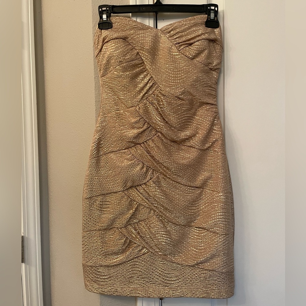 Beautiful Gold Tube Dress